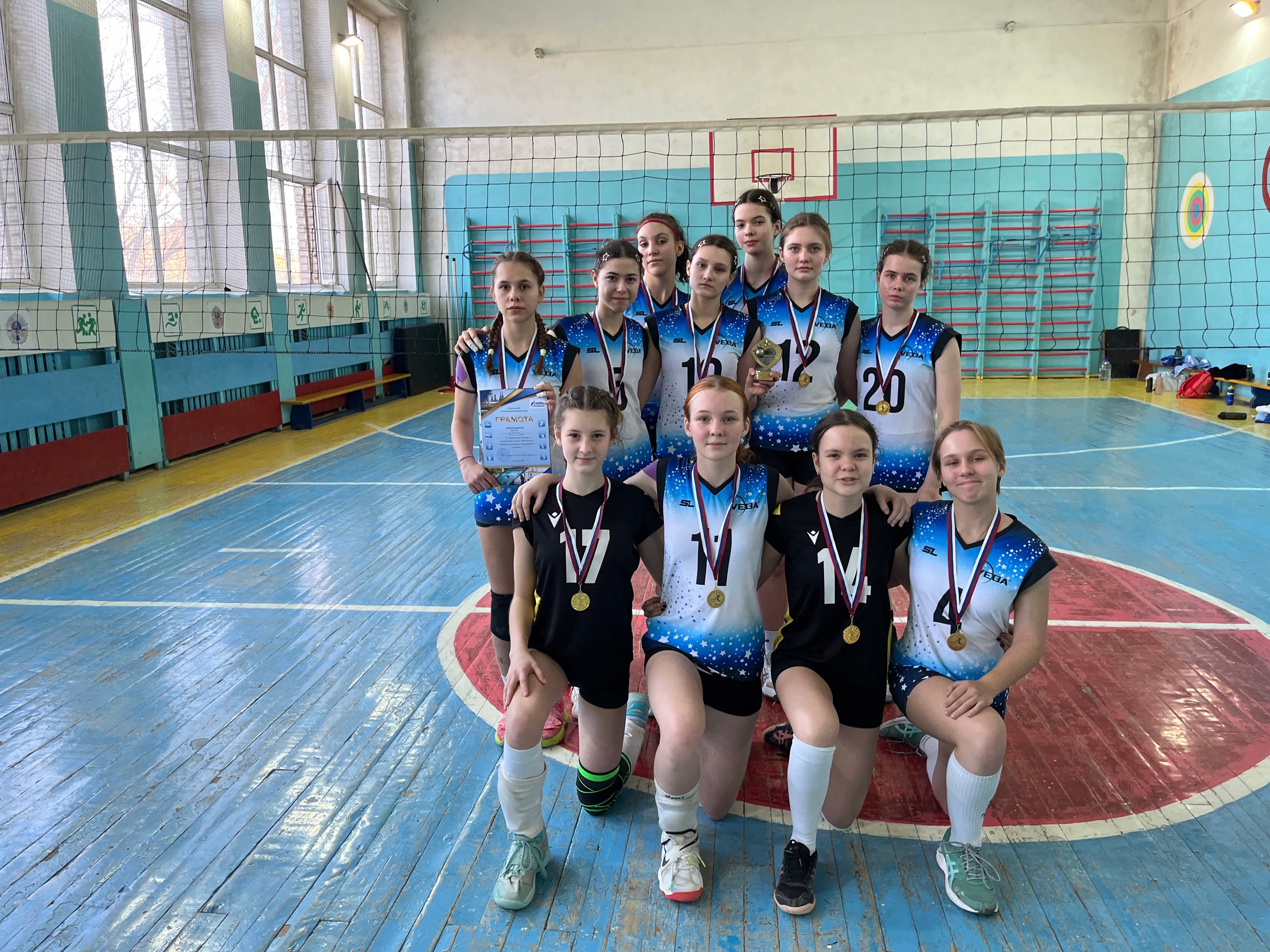 Read more about the article Волейболистки спортивной школы №2 завоевали золотые награды на турнире в Астрахани!